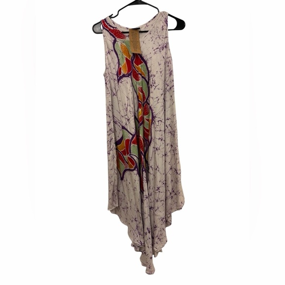 batick Dresses & Skirts - HAND MADE Sleeveless Floral summer  Batik Dress
